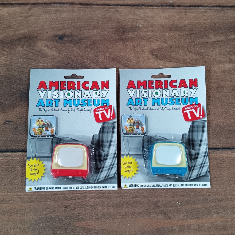 American Visionary Art‎ Museum TV Toy Charm Keychain New Set